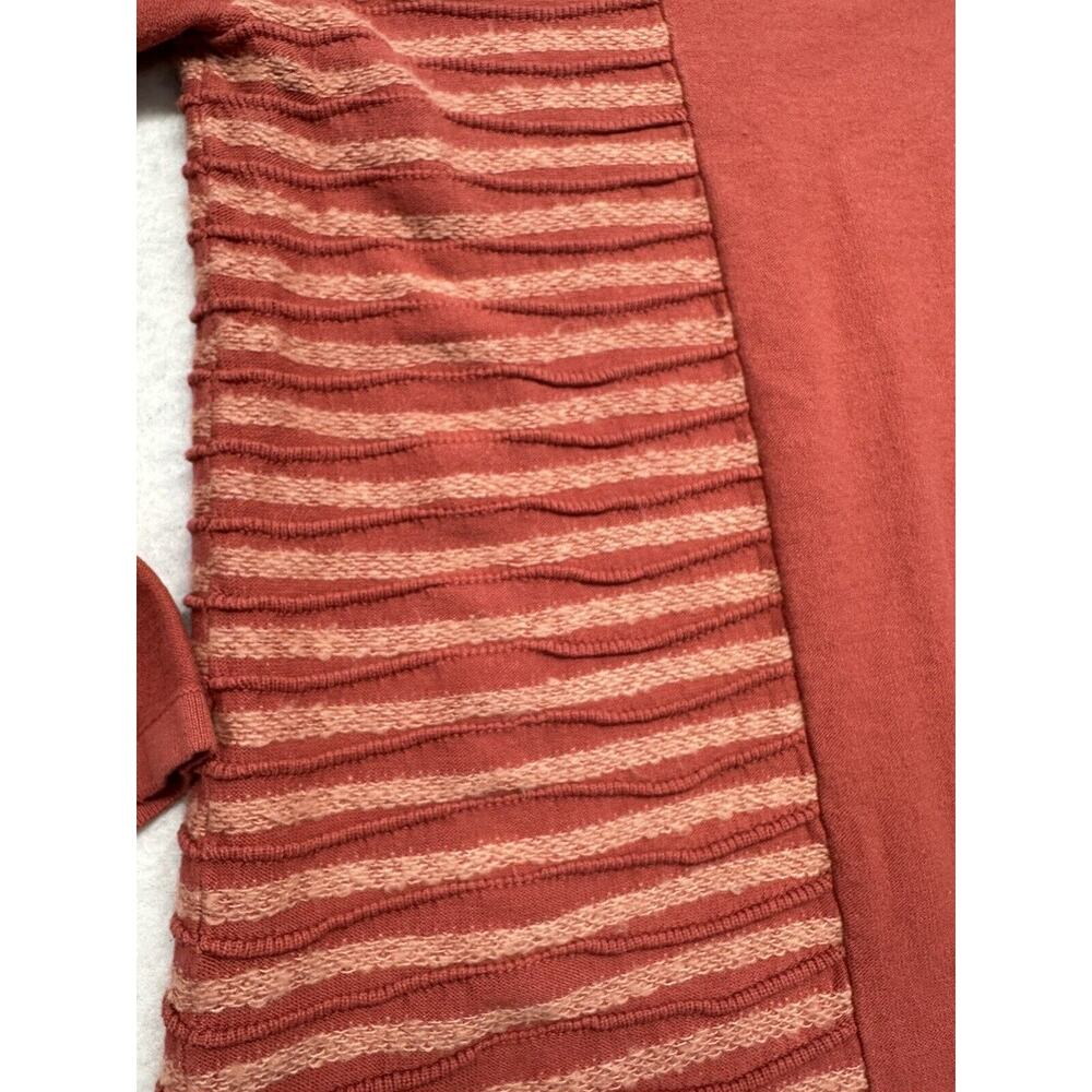 Soft Surroundings‎ Womens Sweater Size M Salmon Pink Lyrical Cowl Neck - Picture 7 of 7